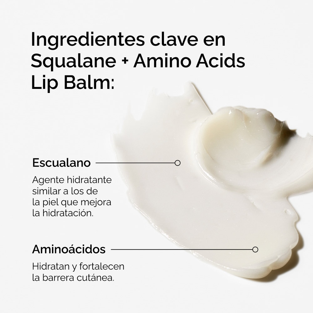 SQUALANE + AMINO ACIDS LIP BALM 15ML (B&Aacute;LSAMO LABIAL CON ESCUALENO Y AMINO&Aacute;CIDOS)